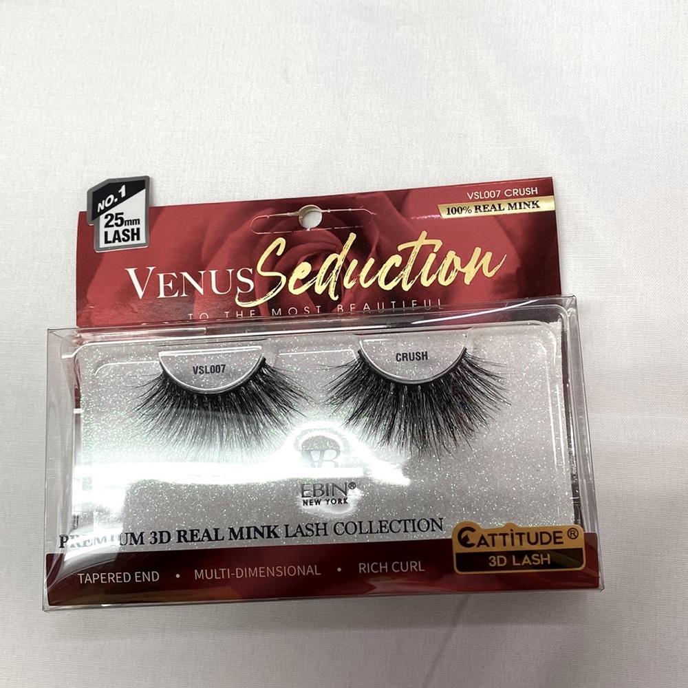 Ebin New York Venus Seduction VSL007 Crush 100% Real Mink full volume lashes
